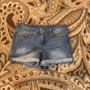 Blue jean shorts